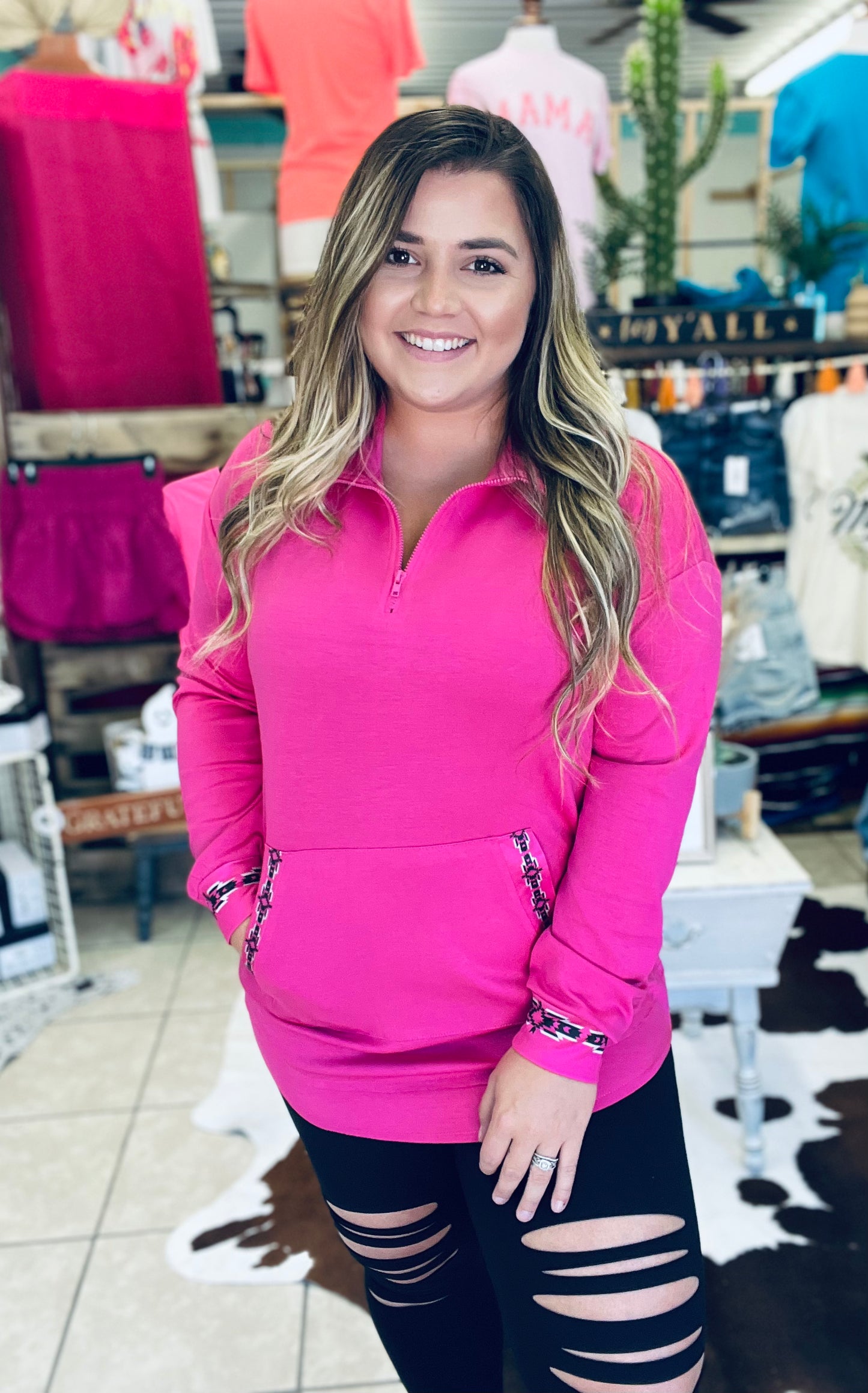 Totally dolly quarter zip