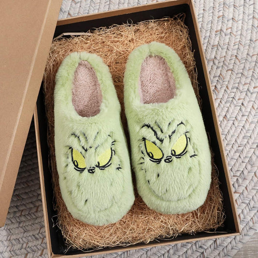 Grinch house slippers