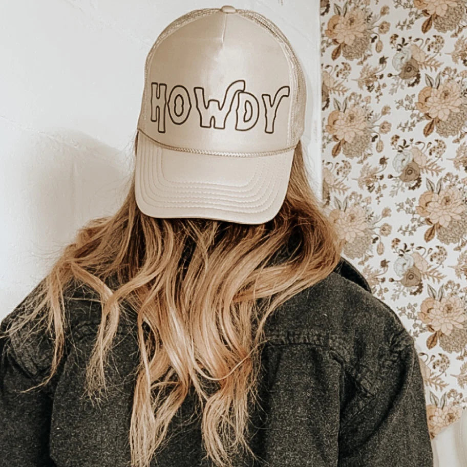 Howdy trucker hat