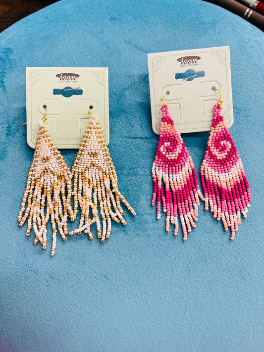 Seed bead dangles