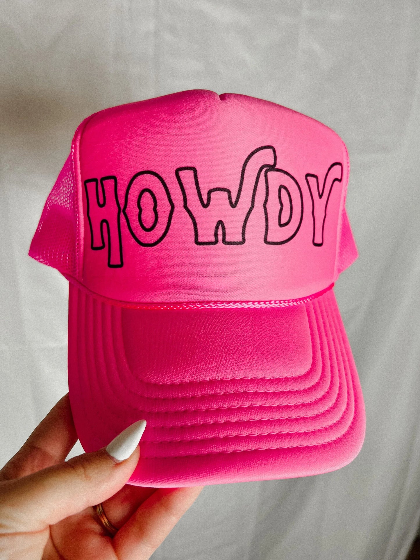 Howdy trucker hat