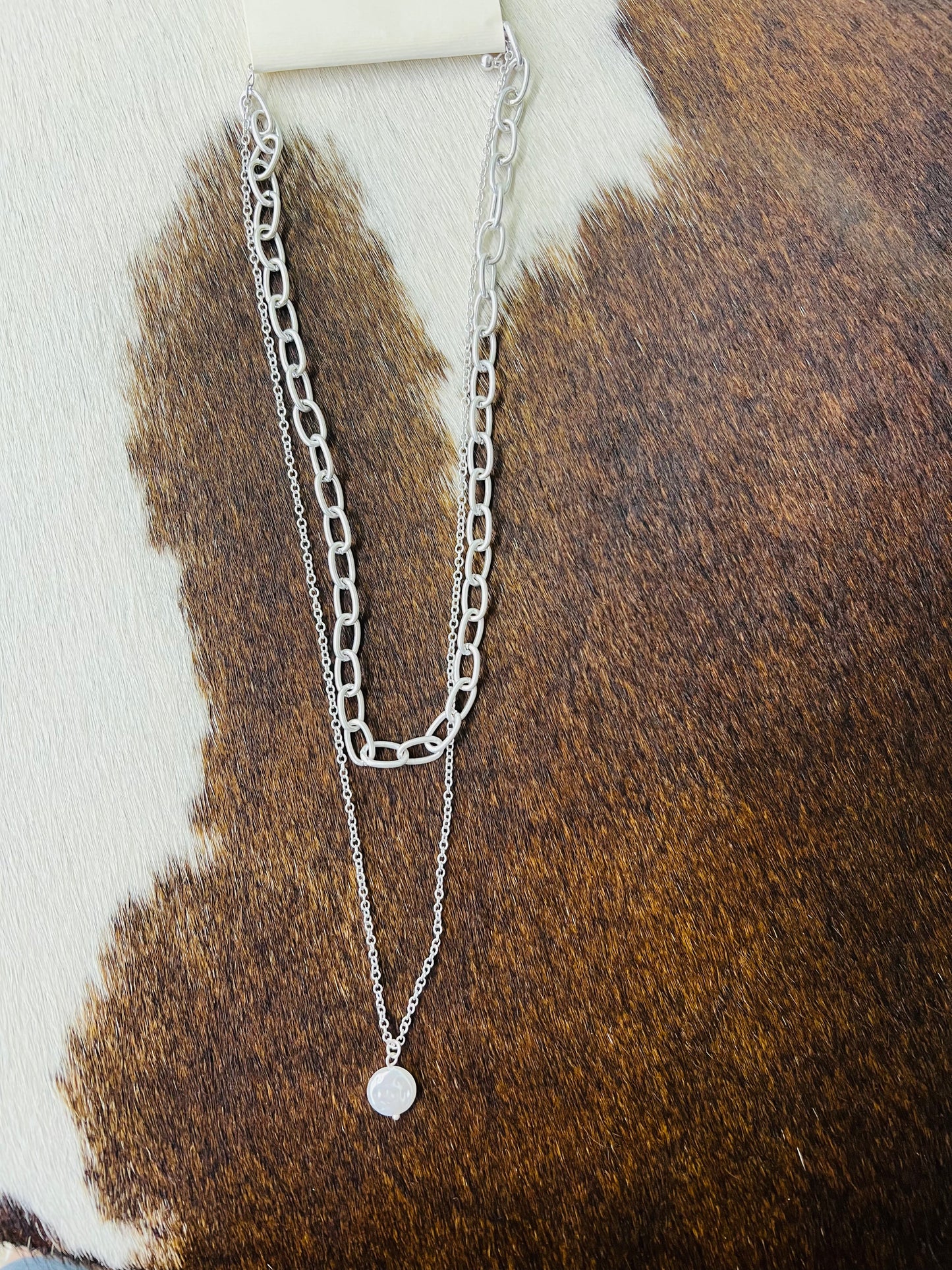 Chain Pearl necklace