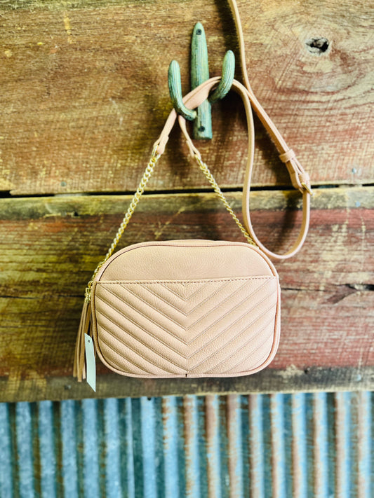 Puff cross body purse