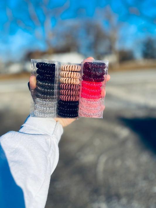 Coil hair tie